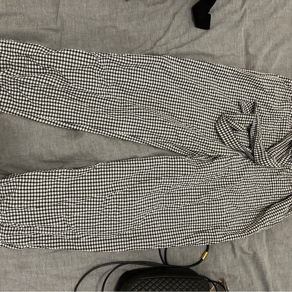 Free People Gingham Crop pants in size 2 - Picture 2 of 3